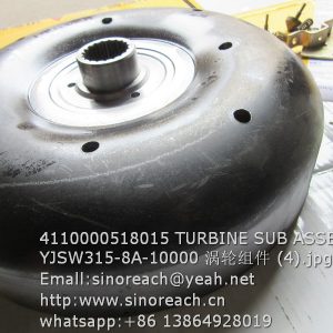 4110000518015 YJSW315-8A-10000 turbine assembly for SDLG PARTS