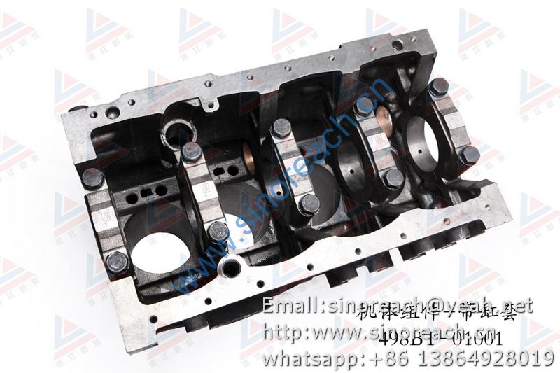 新柴 498BT-01001 机体组件 带缸套 2