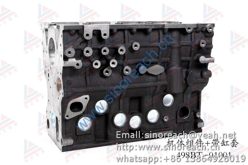 新柴 498BT-01001 机体组件 带缸套 3