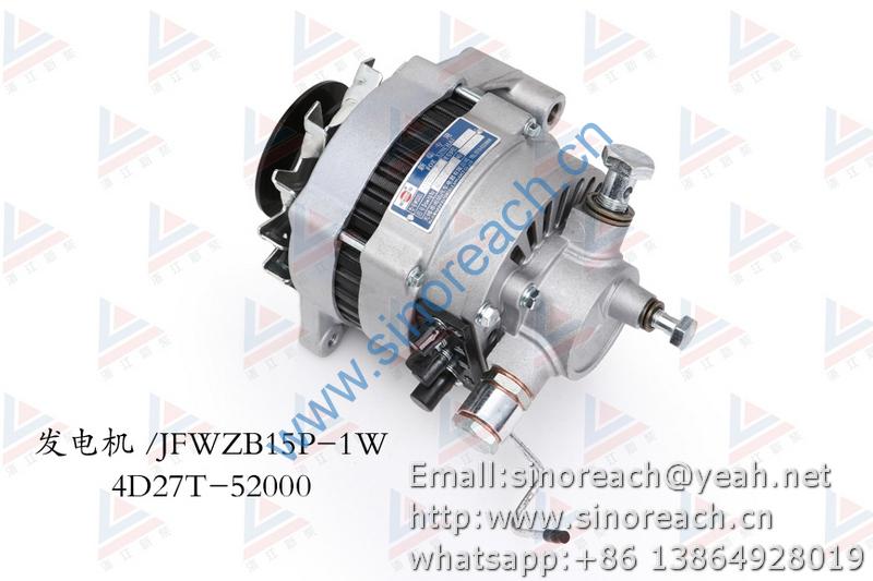 新柴 4D27T-52000 发电机 JFWZB15P-1W