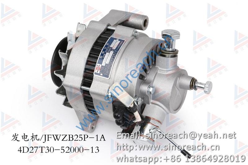 新柴 4D27T30-52000-13 发电机 JFWZB25P-1A