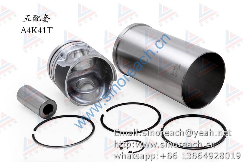 新柴 A4K41T 五配套 缸套 活塞修理套件