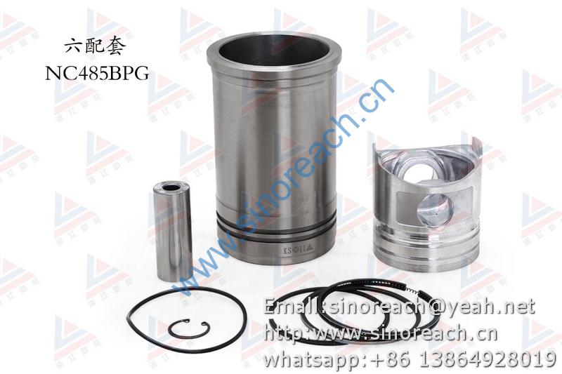 新柴 NC485BPG 六配套 缸套 活塞修理套件 1