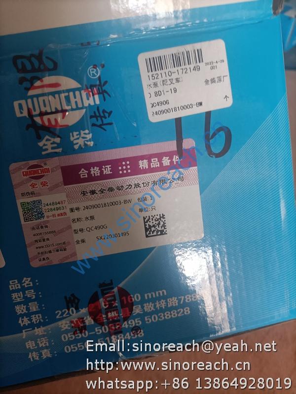 2409001810003 水泵 QC490G (2)